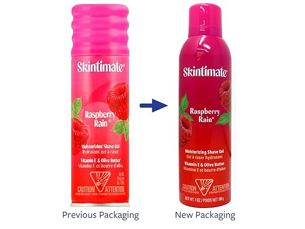 SKINTIMATE SHAVE GEL MOISTURIZING RASPBERRY 7 OUNCE (207ML) (3 PACK)