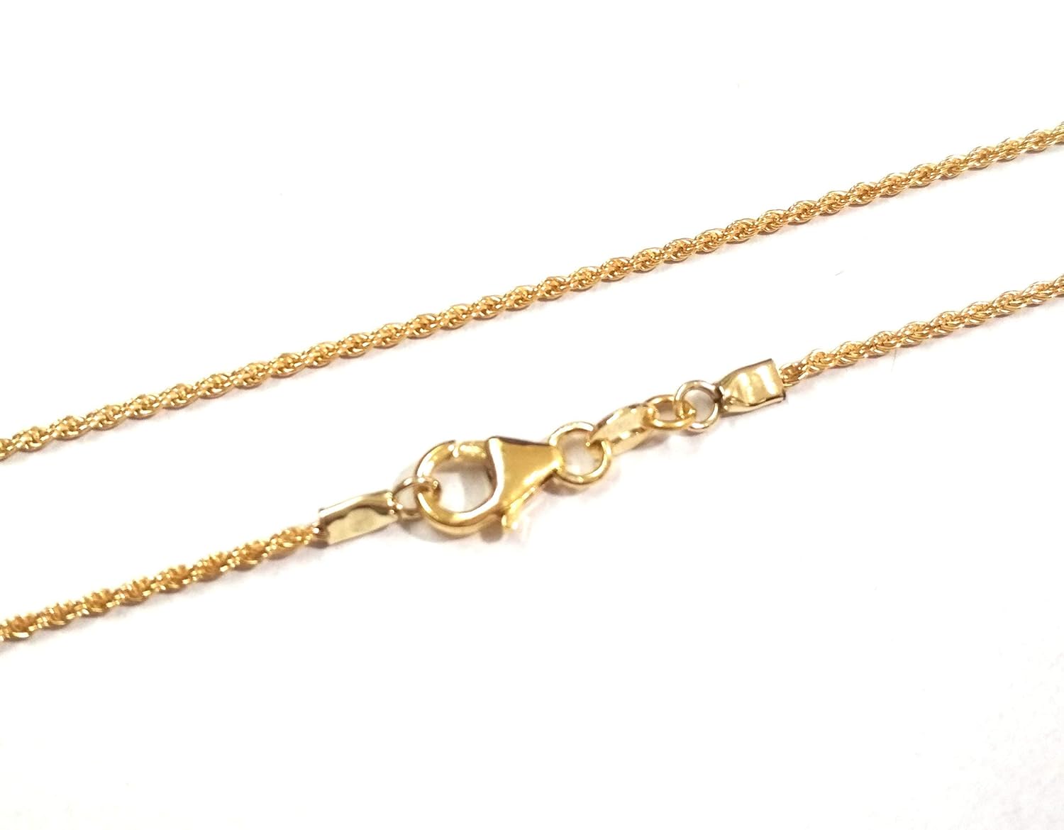 14kt Gold Filled 1.5mm Rope Chain Necklace Long Necklace