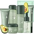 Avocado Skin Care Set, 11-In-1 Skincare Gift Set With Facial Cleanser, Face Serum, Face Cream, Eye Cream, Toner, moisturizing lotion& Facial mask. Skin Care Kit For Women Men