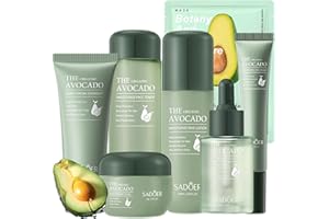 ETUANXI Avocado Skin Care Set, 11-In-1 Skincare Gift Set With Facial Cleanser, Face Serum, Face Cream, Eye Cream, Toner, moisturizing lotion& Facial mask. Skin Care Kit For Women Men