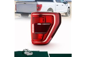 Tail Light Assembly W/Blind Spots Compatible with 2021 2022 2023 Ford F150 F-150 XLT Halogen Rear Brake Lamp, Replaces# ML3Z1