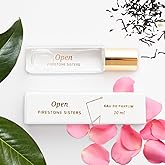 Firestone Sisters Open Perfume – Clean, Non-Toxic, Cruelty Free & Vegan Luxury Fragrance with Essential Oils of Rose, Sandalwood, Orange Blossom, Magnolia and Black Tea (0.34 Fl Oz (Pack of 1))