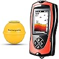 LUCKYLAKER Sonar Kayak Fish Finder Portable Water Handheld Depth Finder Boat Transducer Wireless Fish Finders Sea LCD Screen Fishing