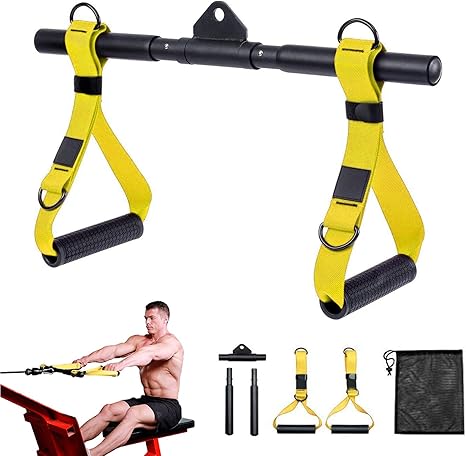 Amazon Co Jp ローイングマシンハンドル 取り外し可能なケーブルマシンアタッチメント 上腕三頭筋 上腕二頭筋 背中 肩 腹筋用で 握力を向上させます ホーム キッチン