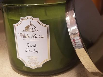 Bath Body Works Fresh Bamboo 3 Wick Candle 145oz Bilingual Label