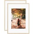 KINLINK Black Wood A3 Picture Frames, Set Of 2 - With Acrylic Glass, For A4 Photos With Mat Or A3 Without Mat