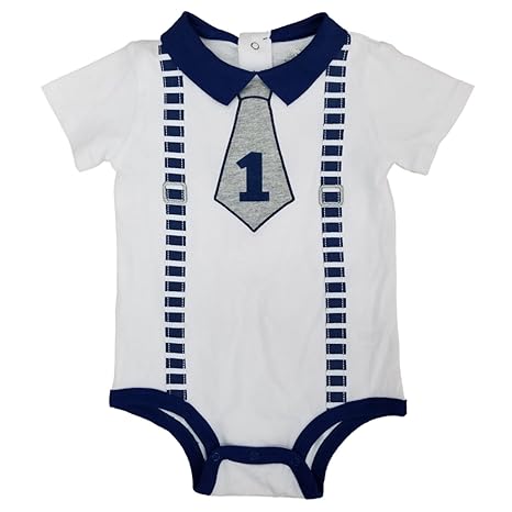 white collared baby bodysuit