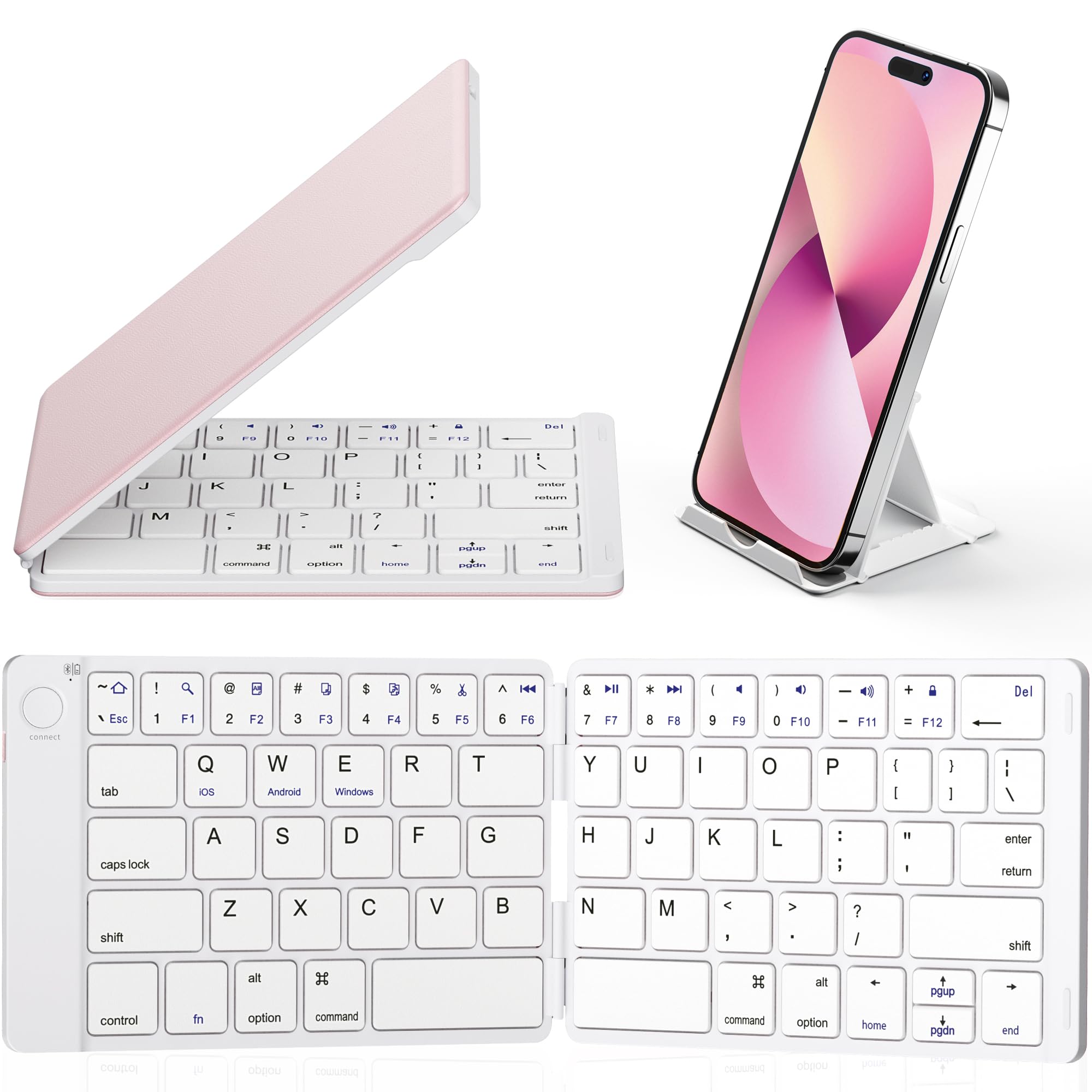 Samsers Foldable Bluetooth Keyboard - Portable