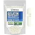 XPRS Nutra Size 5 Empty Capsules - 100 Count Very Small Empty Gelatin Capsules - Pills DIY Capsule Filling - Fillable Pill Gel Caps for Do-It-Yourself Vitamin Supplements (White)