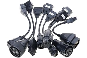 uikios Truck Diagnostic Cable Cord Adapter Converter Construction For Mechanics Tool Commercial Systems Professional Diagnost