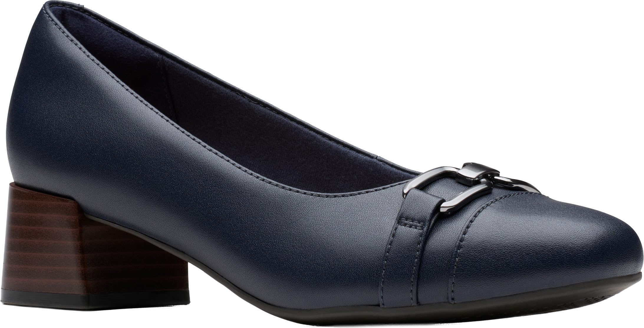 Clarks Women’s Iridessa Erin Navy Leather 8.5 Medium
