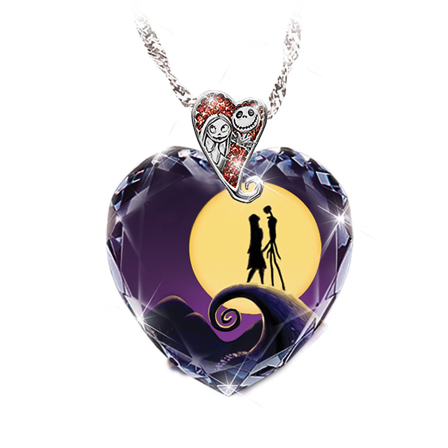 Bradford Exchange Tim Burton's The Nightmare Before Christmas Pendant Necklace by The