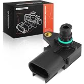 A-Premium Manifold Pressure (MAP) Sensor Compatible with Jeep &amp; Dodge | for Jeep Grand Cherokee, Compass &amp; Dodge Charger, Journey, Challenger, Avenger, Caliber &amp; Chrysler 200, 300 &amp; SRT Viper