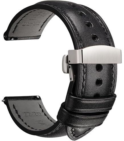 Amazon.com: Ewatchparts 21mm Leather Watch Band Strap Compatible