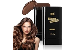 MLSMILE Hair Color Comb,Safe Convenient Waterproof and Sweat-Proof Comb Hair Dye Cream,Coffee Portable Hair Colouring,2-in-1 Color Correction Stick with Comb to Cover Gray and White Hair