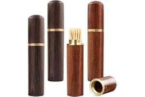 SKTMH 4Pcs Toothpick Holder Portable Wood Toothpick Case Toothpick Storage Box Mini Toothpick Box Pocket Toothpick Holder for