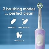 Oral-B Vitality Pro Electric Toothbrush 1 Handle 2 Heads Purple UK Plug view 6