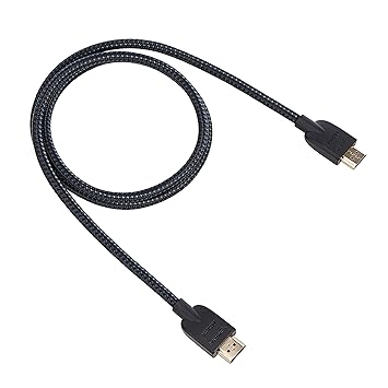 AmazonBasics Braided HDMI Cable - 3-Feet