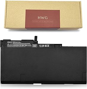 HWG CM03XL Battery Compatible HP EliteBook 740 745 750 840 845 850 G1 G2 Series 717376-001 CO06 CO06XL HSTNN-IB4R HSTNN-DB4Q HSTNN-LB4R HP ZBook 14 [11.1V, 50Wh]