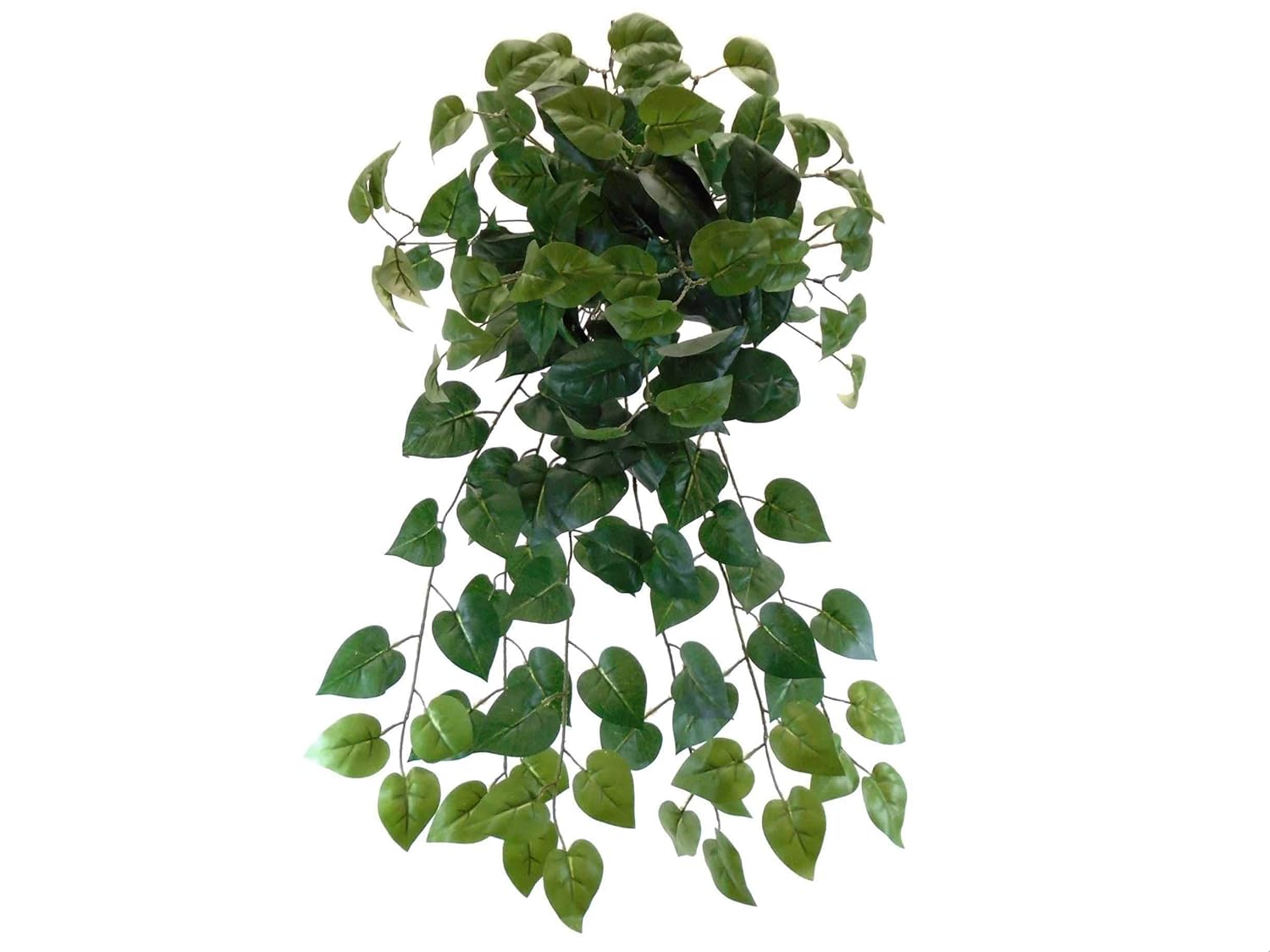 Philo Leaves Hanging Bush 25" Artificial Silk Plants