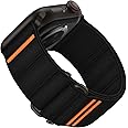 Suitisbest Sport Bands Compatible with Apple Watch Ultra Band 49mm 46mm 45mm 44mm 42mm 38mm 40mm 41mm Men Women, Stretchy Nylon Sport Loop Strap with S-Hook for iWatch Series 10 Ultra SE 9 8 7 6 5 4 3