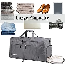 Woogwin Travel Duffel Bag Large Foldable Waterproof