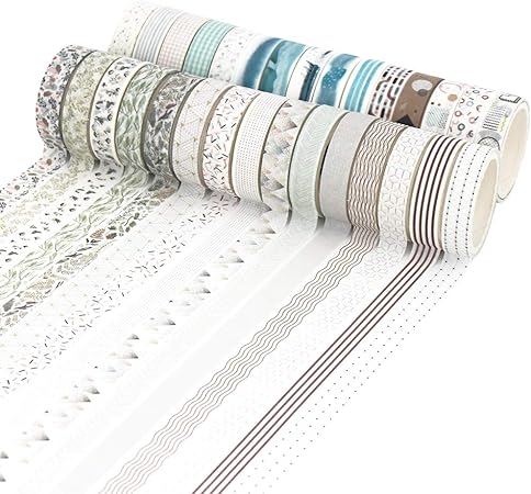 30 Rolls Washi Tape 10mm Japanese 