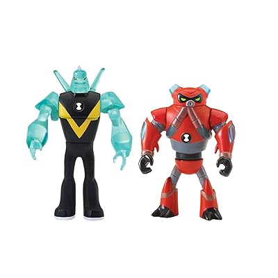 Ben 10 Alien Creation Figures 2 Pack (Diamondhead, Overflow)