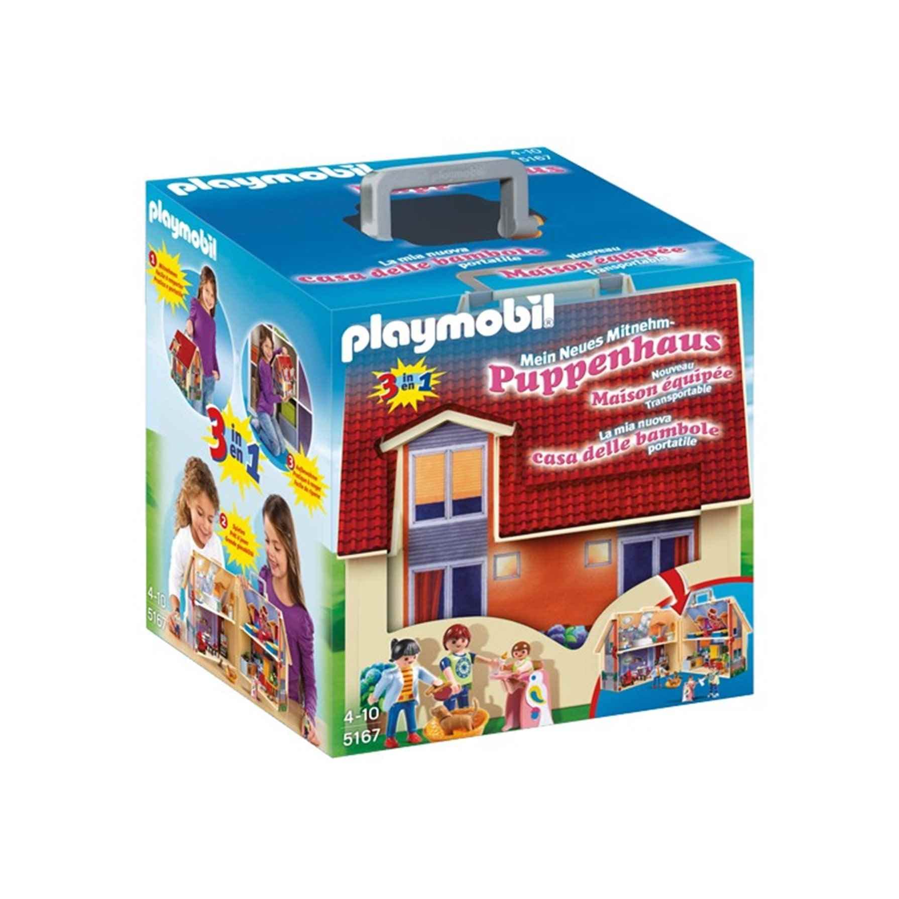 Playmobil Dollhouse 5167 Take Along Modern Dollhouse, 4 years and older