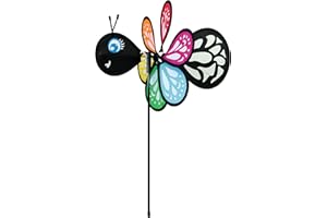 In the Breeze 2800 — Baby Butterfly Ground Spinner — Small Wind Spinner for Gardens, Planters, Flower Pots, Yards