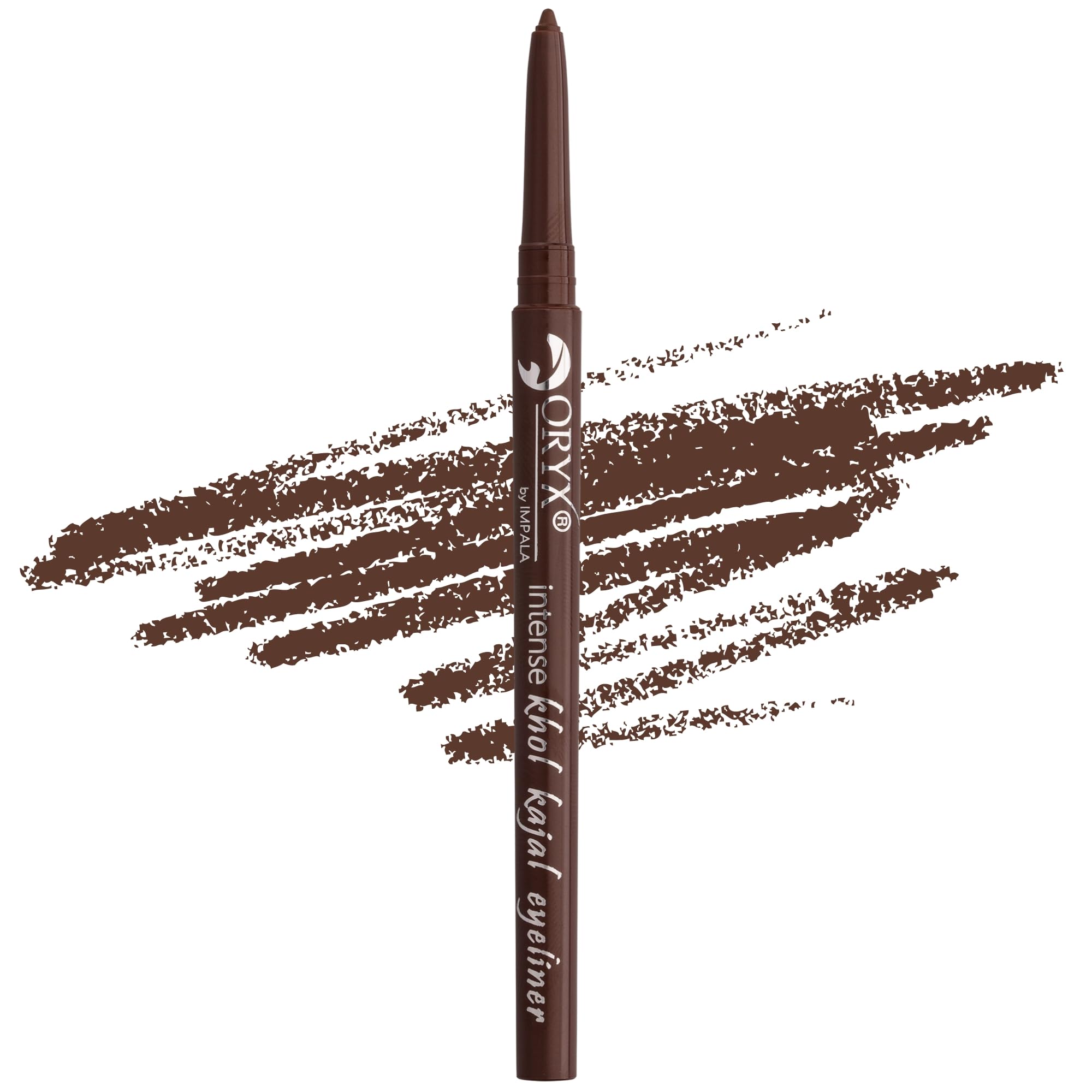IMPALA | Oryx Khol Kajal Eye Pencil Cocoa Brown 09 | Waterproof Eyeliner | Precise Finish Eye Liner | Creamy and Easy to Apply | Intense, Long-Lasting, and Water-Resistant Color