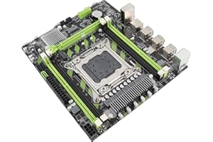 SUNGOOYUE X79G Motherboard, DDR3 Memory LGA 2011 Socket Support X79 Chipset 128GB RAM 4 Slots, with RTL8111HN Gigabit Card fo
