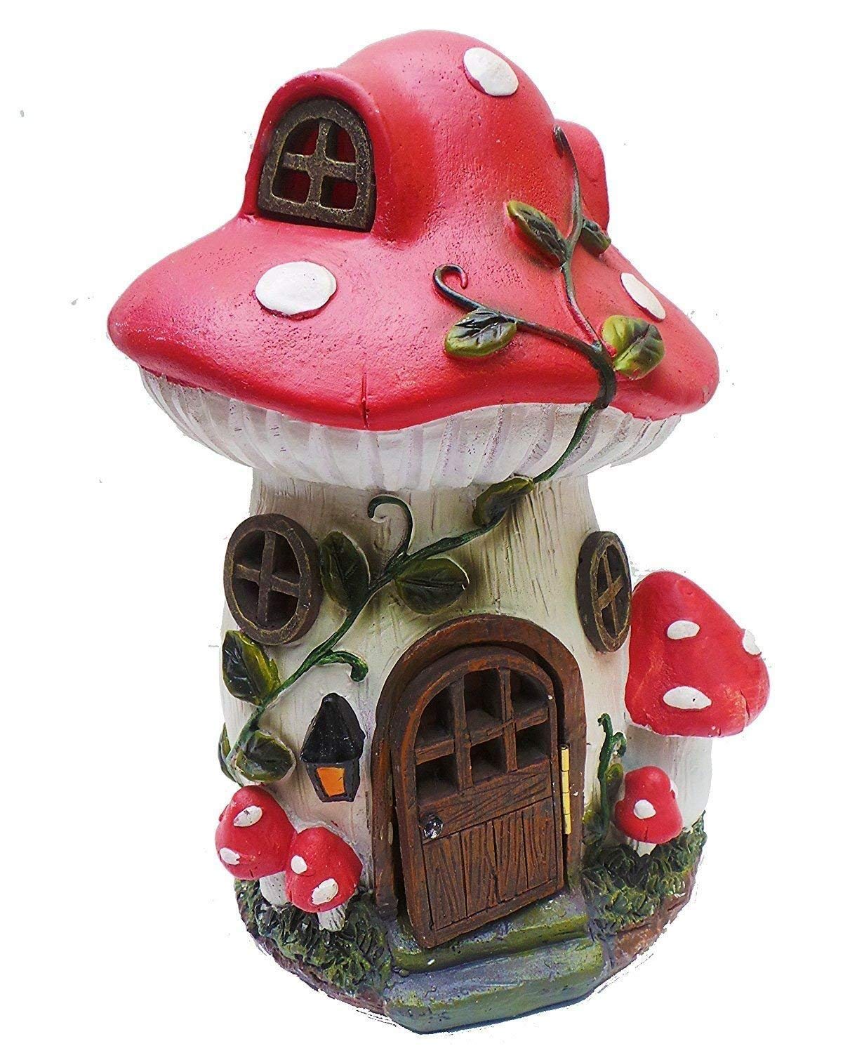 Smart Garden Products 1020986 The Elvedon Collection, Solar Powered Mush-Room House