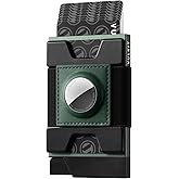 VULKIT Mens Wallet With AirTag Holder RFID Blocking, Aluminum Pop Up Card Holder With Expandable Backplate, Holds 12 Cards and Cash for Men and Women Green
