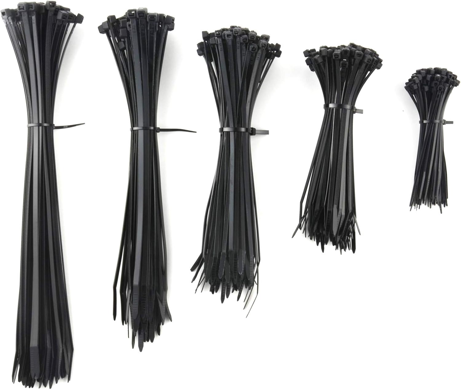 400Pcs Zip Ties and Heavy Duty Nylon Cable Ties 4 6 8 10 12
