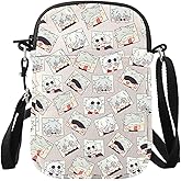 WUSUANED JJK Anime Crossbody Bag Anime Inspired Gift Manga Character Lover Shoulder Bag