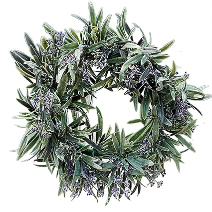 Amazon Com Shouyi 11 Inch Artificial Lavender Garland Front