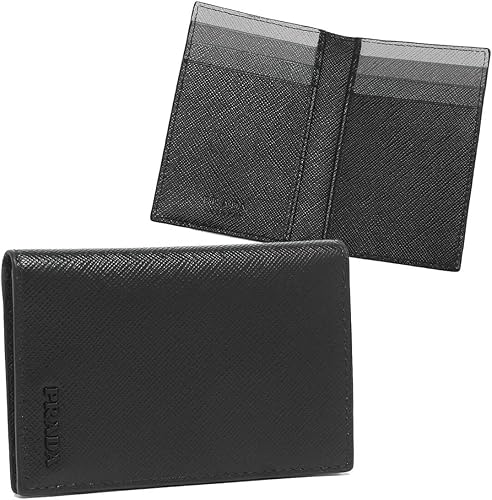 Amazon プラダ カードケース サフィアーノ マルチカラー ブラック メンズ Prada 2mc101 Zlp F0002 並行輸入品 名刺入れ