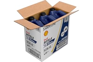 Shell Rotella Huile moteur diesel T6 entièrement synthétique 5W-40 (5 L, lot unique)