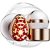 INIA SPHERA Upgraded 8-in-1 Microcurrent Facial Device for Face & Neck – Red Light, Thermal & Cooling Beauty Tool, 5 Custom Modes, at-Home Skin Stimulation & Glow Care Skincare Tool
