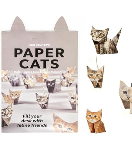 ORIGAMIPLANET Kit De Papier Origami 3D Renard Rouge, Jouets Créatifs, Cadeaux Pour Adolescents Et Adultes, Modèles Animaux Mignons 3D, Kit De Bricolage Unique