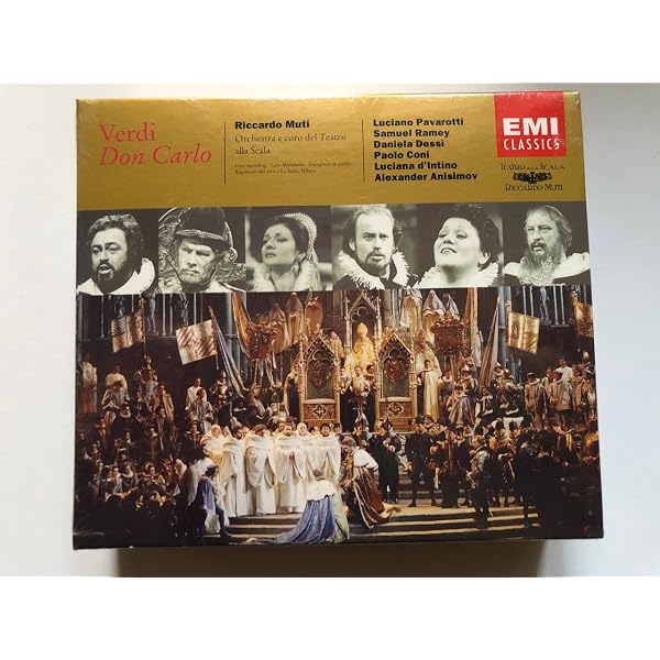 Amazon.com: Verdi - Don Carlo / Pavarotti, Dessi, Ramey, d'Intino