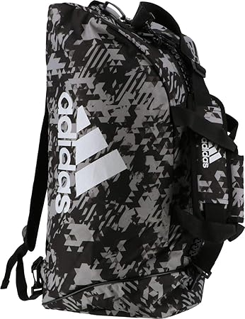 Amazon アディダス コンバットスポーツ ジムバッグ 2in1 Bag 容量 40l Black Camo Silver Sサイズ アディダス コンバットスポーツ スポーツ アウトドア