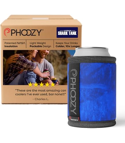 KENOBEE 4-Pack Can Cooler Sleeves - 12oz, Insulated Neoprene, Non-Slip, 4 Colors