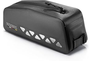 ROCKBROS Top Tube Bike Bag Waterproof Bike Frame Bag Lightweight Buckle Lock Design TPU Material Top Tube Bag Easy Install Cycling Top Tube Front Frame Pack 1L Capacity