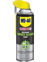 WD-40 GIDDS-302932 Specialist Electrical Contact Cleaner Spray - Electronic & Electrical Equipment Cleaner. 11 oz. (Pack of 1)