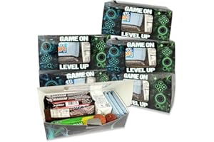 Shescrzionu Video Game Party Favors Boxes 12 PCS-Perfect Gamer Decors Party Favor Boxes with Window, Birthday Decorations Video Game Birthday Decorations Bags Gifts Aa10