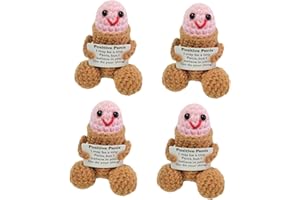 4 Pcs Funny Positive Dick, Emotional Support Dick Doll, Cute Emotional Support Dick Doll, 2025 New Handmade Positive Dick, We