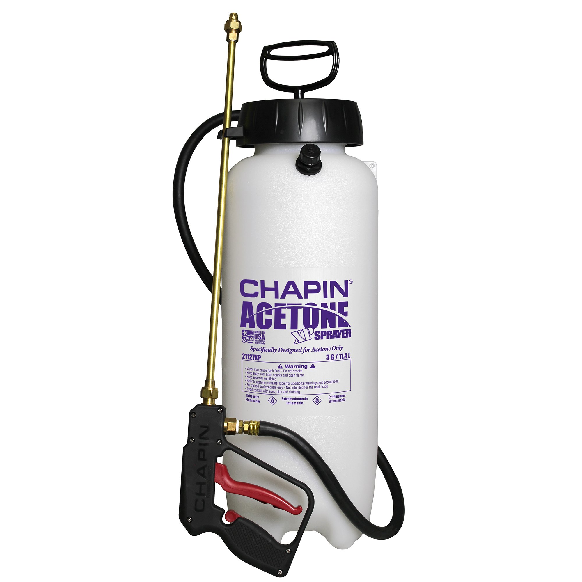 Chapin International 21127XP Industrial Acetone Sprayer for Acetone and Acetone Dyes, 3-Gallon (1 Sprayer/Package)