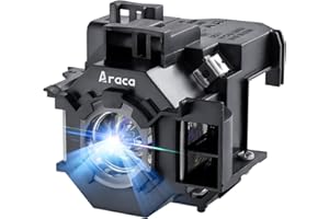 Araca ELPLP41 /V13H010L41 Replacement Projector Lamp with Housing for Epson H283A H284A EMP-S5 EX70 EMP-X5 EX30 EX21 PowerLit